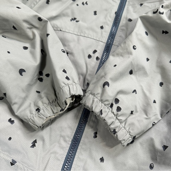 REI Co-op Kids Boys Rainwall Jacket Full Zip Waterproof Hooded Outdoor in Gray L - Picture 7 of 10